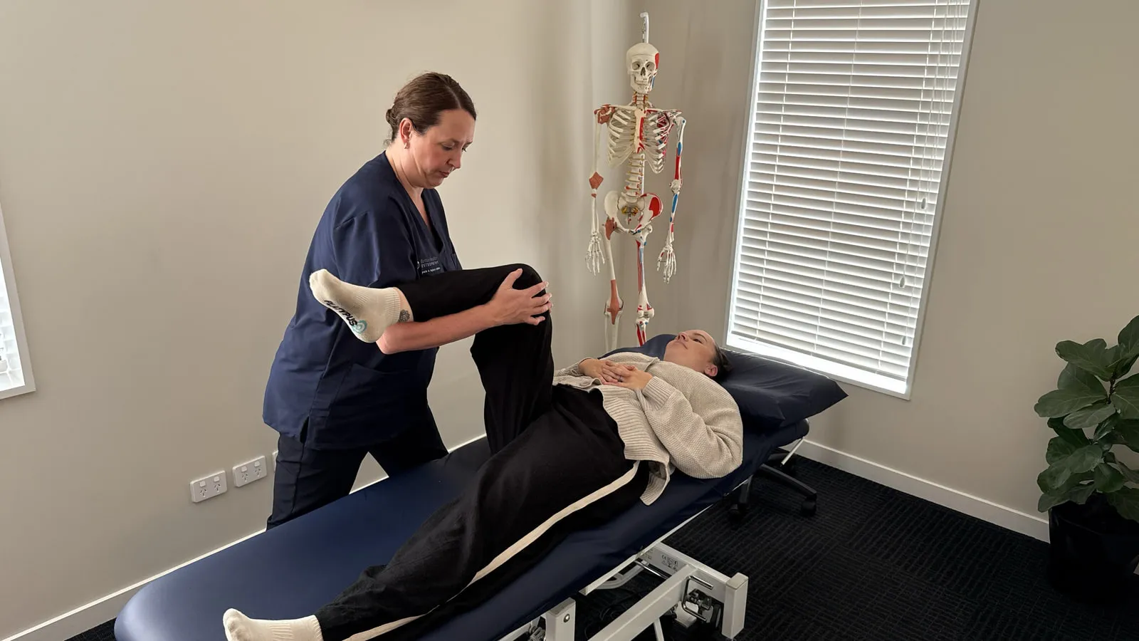 Osteopath giving hands-on treatment to a patient at Better Health Osteopathy
